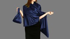 🔘 Satin double-layered women's shawl for all kinds of events. 🔘 The mannequin is wearing the size standard. 🔘 Material: Double layered soft luxurious satin fabric 🔘 Measurements: Double Layered 70cm x 220cm / 27.5" x 86,5''- Bag measurements approximately L23 x H23 cm / L9 x H23 inches (Without Handles)  🔘 Care instructions: Hand wash gently in cool or lukewarm water and lay flat to dry 🔘 Custom orders are welcome! Elegant Silk Shawl For Winter, Elegant Blue Scarf For Winter, Elegant Blue Winter Scarf, Silk Shawl For Formal Occasions, Blue Silk Scarf For Wedding, Elegant Blue Scarves For Wedding, Elegant Blue Scarf For Wedding, Blue Satin Scarves, Elegant Blue Shawl Scarves