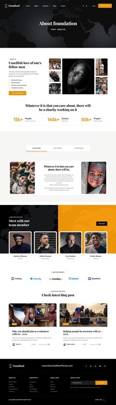 Donafund – Fundraising & Charity HTML Template Non Profit Fundraising, Website Interface, Clean And Minimal, Figma Template, Web Project, Homepage Layout, Html5 Templates, Grid System