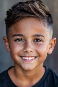 Haircut For Straight Hair Boys, Boys Hair Cuts Short, Preteen Boys Haircuts, Boys Fade Haircut Kids, Short Boys Haircut Trendy, Maverick Hair, Aramis Knight, Boys Fade Haircut