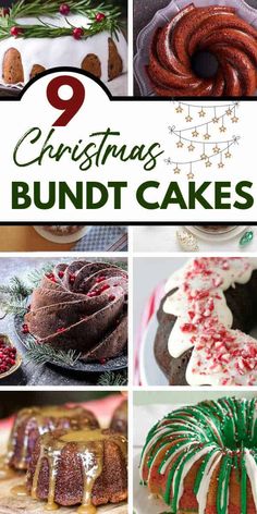 9 christmas bundt cakes that are easy to make and perfect for the holiday season