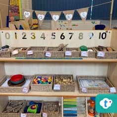 Natural Maths Area Math Area Preschool, Maths Classroom Displays, Maths Classroom, Maths Working Wall, Eyfs Maths, Reggio Emilia Classroom, Maths Display, Early Years Maths, Working Wall