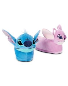 Show some love for your favorite Disney characters when you sport these officially licensed Stitch and Angel Plush Slippers! These cozy, cute slippers are perfect for keeping you warm in style. Officially licensed Exclusively at Spencer's Dimensions: 10.5" H x 9" W x 6" D Material: Plush, PVC dotted grippers Micro plush lining Care: Spot clean Stitch And Angel Stuff, Lilo And Stitch Slippers, Disney Stitch Slippers, Pink Stitch Plush, Stitch Disney Plush, Disney Stitch Stuffed Animal, Disney Plush, Cute Slippers, Stitch And Angel