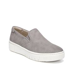 Soul Naturalizer-Tia Platform Slip-On Sneaker Stay on top of your favorite trends when wearing the Tia platform slip-on sneaker from Soul Naturalizer. This silhouette features a chunky midsole and an antimicrobial sock that will keep you feeling your best throughout the day! Modern Slip-on Platform Sneakers For Spring, Casual Gray Platform Sneakers, Trendy Slip-on Platform Sneakers With Textured Sole, Trendy Platform Slip-on Low-top Sneakers, Platform Slip-on Sneakers For Spring, Trendy Low-top Platform Slip-on Sneakers, Gray Slip-on Sneakers For Streetwear, Trendy Gray Low-top Platform Sneakers, Streetwear Slip-on Platform Sneakers With Perforated Toe Box