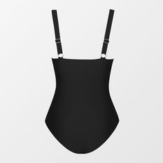 The timeless Wide Straps Vintage Square Neck One Piece Swimsuit from Cupshe must-have in your bathing suit season. The one piece swimsuit features a square neckline, adjustable wide straps and removeable cups. Made from soft fabric and comfortable to wear. Complement this swimsuit with sunglasses and flip-flops to take on sunny outings in style. Product Code: DASL1254AA,CAA12E3C039JJ,DASL1254LN,DAA12E4D016RR Black One-piece Swimwear With Adjustable Straps, Lined Black Swimwear For Pool, Black Bodysuit With Adjustable Straps For Vacation, Black Summer Bodysuit With Adjustable Straps, Black Bodysuit With Adjustable Straps For Poolside, Black Square Neck Swimwear For Poolside, Black Pool Bodysuit With Adjustable Straps, Black Bodysuit With Adjustable Straps For Pool, Square Neck Bodysuit For Swimming With Lined Body