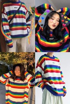 Grunge Sweaters, Kawaii Sweaters, Lgbtq Outfit, Pride Sweater, Support Lgbtq, Quote Girl, Pride Week, Gay Outfit, Turtleneck Style