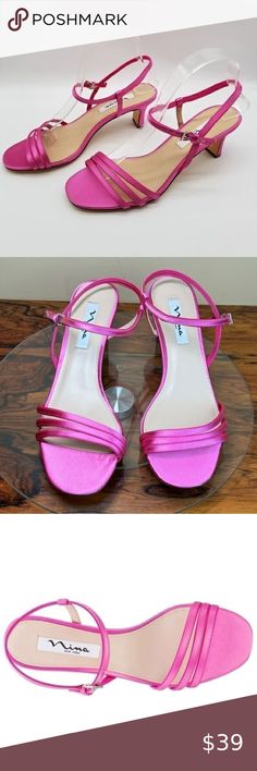 NEW Nina Beverly Heels - Ultra Pink