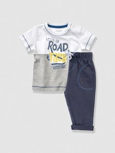 Conjunto 2 prendas Kids Shirts Boys, T Shirt Outfit, Boys Pattern, Baby Boy Clothing Sets, Tshirt Design Men