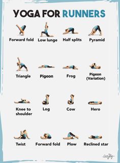 yoga poses for runners to do in the morning or night, and they are easy to do