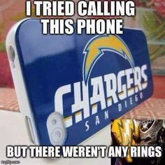 an image of a phone with the chargers logo on it and text that reads, i tried calling this phone but there weren any rings