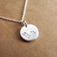 Teeny Tiny Lamb Necklace, Teeny Tiny Sheep Necklace, Fine Silver, Sterling Silver Chain, Made To Ord Artisan Stamped Necklace As Gift, Artisan Gift Necklaces, Artisan Stamped Necklace For Gift, Artisan Stamped Necklace Gift, Dainty Stamped Silver Charm Necklace, Dainty Silver Stamped Charm Necklace, Silver Stamped Pendant Charm Necklace, Silver Pendant Charm Necklace Stamped, Handmade Small Silver Charm Necklaces