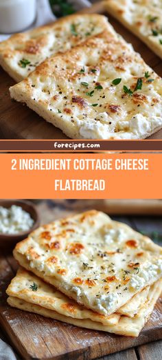 2 Ingredient Cottage Cheese Flatbread - Forecipes Cottage Cheese Recipes Healthy, Cheese Flatbread, Cottage Cheese Recipes, Quick Snack, 2 Ingredient, Bariatric Recipes, Ww Recipes, Bread Recipes Homemade, Quick Snacks