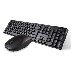 This Impecca keyboard is a full-size 2.4GHz wireless ergonomic keyboard with up to 30ft operating distance. Includes a 3-button wireless mouse with 1000 dpi. The KB-202WC is compatible with Windows™ and Mac™. The Spill-resistant design and Low power consumption make it a really good buy. Desktop Keyboard, Ergonomic Keyboard, Office Keyboard, Wireless Keyboard And Mouse, Input Devices, Laser Pointer, Black Office, Key Caps, Electronic Recycling