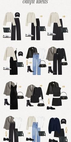 Fall Event Outfits Women, Autumn Going Out Outfit 2023, Autumn Evening Outfits 2023, Startup Work Outfit, Black Fluffy Sweater Outfit, Fall Style Trends 2024, Capsule Wardrobe Aesthetic Outfit, One Month Capsule Wardrobe, Look Rich And Classy Outfit