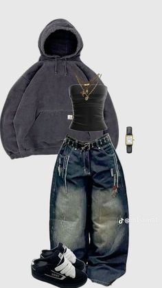 Looks Hip Hop, Trashy Outfits, Trendy Outfits For Teens, Cute Everyday Outfits