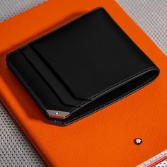 Luxury Modern Wallets With Card Slots, Modern Black Wallet With Interior Card Slots, Luxury Men's Rectangular Card Holder, Functional Wallets With Interior Card Slots For On-the-go, Luxury Leather Compact Card Holder, Logo Placement, Leather Wallet Mens, Wallet Men, Continental Wallet