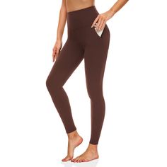 PRICES MAY VARY. 92% Polyester，8% Spandex Imported ✅ SOFT & NON SEE-THROUGH FABRIC - You will love our leggings once you put them on and experience a perfect combination of softness and stretchiness. They are made from 92% polyester and 8% Spandex to give you freedom of movement no matter what you’re doing. These 4 way stretch and super soft leggings will gently caress your lower half like a second skin. High-quality materials require better care and hand washing is recommended. ✅ YOGA PANTS WIT Workout Yoga Pants, Black Leotard, Hip Lifts, Leggings With Pockets, Big Pockets, Hip Workout, Workout Yoga, Black Socks, Soft Leggings