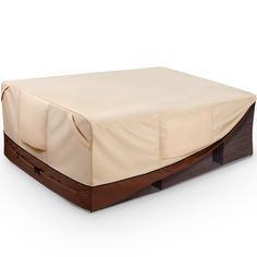 an image of a mattress with cover on it