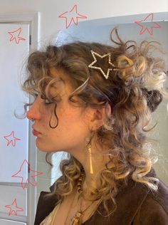 Hairdos For Curly Hair, Peinados Fáciles Para Cabello Corto, Hair Stylies, Dye My Hair, Hair Reference, Cut My Hair, Dream Hair, Curly Hairstyles, Aesthetic Hair