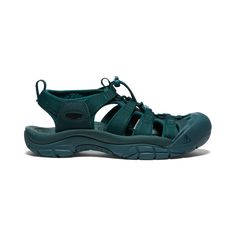 Women's Mono Blue Water Hiking Sandals - Newport H2 | KEEN Footwear Functional Sport Sandals With Arch Support For Adventure, Waterproof Closed Toe Sport Sandals For Outdoor, Waterproof Open Toe Sport Sandals For Walking, Sporty Closed Toe Sandals For Hiking, Waterproof Sport Sandals For Walking, Closed Toe Sport Sandals With Cushioned Footbed For Hiking, Functional Sport Sandals With Removable Insole For Adventure, Waterproof Functional Sport Sandals For Walking, Functional Waterproof Walking Sport Sandals