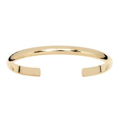 3/16 inch domed brass cuff. Slightly adjustable. 5.25 inches in length. Fits wrists measuring 5.25 - 7.25 inches. Available in 14k gold or rhodium (silver) plated. Made in the USA Shiny Bracelets, Brass Cuff Bracelet, Everyday Bracelet, Brass Cuff, Wide Bracelet, Brass Bracelet, Gold Bracelet Cuff, Gold Cuffs, Vermeil Jewelry