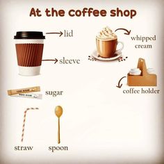 the coffee shop has many different types of items to choose from, including spoons and cups