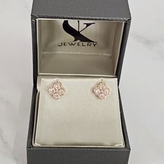 A lovely pair of earrings fit for your occasion. Our handmade authentic natural white diamond Ring will attract everyone's attention. We only use natural white diamonds from fair trade mines and use high quality diamonds. The eye-catching glitter in this piece is absolutely breathtaking!We celebrate with you together whether it's an engagement or wedding or anniversary! _____________________FEATURES+ Made to Order, All Handmade Jewelry+ Metal type: Solid 14K,18K Gold ( Yellow gold, Rose gold, Wh Elegant 14k Rose Gold Round Earrings, Elegant 14k Rose Gold Earrings, Rose Gold 14k Flower Earrings For Anniversary, 14k Gold Cluster Earrings With Diamond Accents As Gift, Elegant 14k Rose Gold Earrings Gift, Rose Gold Diamond Earrings Fine Jewelry Gift, Elegant Rose Gold Flower Earrings For Anniversary, Hypoallergenic Rose Gold Earrings For Formal Events, 14k Rose Gold Earrings As Gift