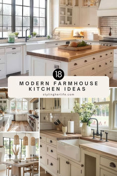 the modern farmhouse house kitchen ideas