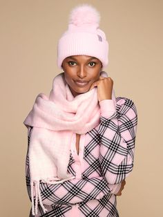 Wrap yourself in warmth with this scarf perfect for chilly weather. Measures: 81.8L x 12.0W Lingerie Catalog, Blanket Scarf, Black Friday Shopping, Pom Beanie, Vs Pink, Victoria’s Secret, Knitting Designs, Stay Warm, Victoria Secret Pink