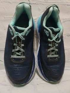 Hoka One One W Bondi 5 Women’s Size 7 Running Shoes Trail Walking Outdoor Blue   Size: 7.5   Color: Blue     Features: - Lace up   Condition: These Shoes are in good condition. Please see our pictures for detailed visual inspection! Check out my Ebay store for more great apparel here: https://www.ebay.com/usr/bethechangesellers We update daily! Shipping/Combine Shipping: Save money with our combined shipping deals.  Just be sure to let us know what items you are bidding on and wait to pay for al Blue Synthetic Running Shoes With Ortholite Insole, Blue Low-top Sneakers With Ortholite Insole, Blue Sneakers With Gel Cushioning For Sports, Blue Cushioned Running Shoes With Round Toe, Blue Synthetic Running Shoes With Round Toe, Comfortable Blue Low-top Running Shoes, Blue Running Shoes With Cushioned Footbed And Round Toe, Blue Low-top Sneakers With Gel Cushioning, Comfortable Blue Running Shoes For Sports