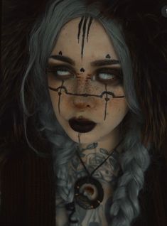 Pagan Makeup, Witchy Makeup, Fantasy Make-up, Halloween Make-up Looks, Idle Hands