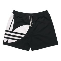 Adidas Trefoil Swim Shorts '' FM9911 (Men's/Casual/Breathable) Casual Adidas Bottoms With Logo, Casual Adidas Bottoms With Short Length, Adidas Logo Shorts For Summer Streetwear, Adidas Logo Athleisure Bottoms For Summer, Adidas Logo Shorts For Streetwear, Adidas Logo Shorts For Streetwear In Spring, Adidas Logo Shorts For Spring Streetwear, Adidas Logo Streetwear Shorts, Casual Adidas Logo Shorts