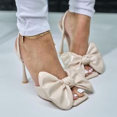 Nude Patent Pu Mules Patent Bow Upper Memory Foam Padding Walk A Mile, Capes For Women, Shoe Closet, Nude Color, Ribbon Slides, Mule Clogs, Mules Shoes, Memory Foam, Clogs