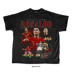 a t - shirt with the image of ronaldo and his teammates