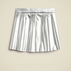 Girls' pleated pull-on skirt in metallic Leggings For Girls, Trench Dress, Jcrew Women, Girls Leggings, Suit Shop, Bottom Clothes, Holiday Outfits, Girls Shopping, Denim Fashion