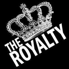 the royalty logo with a crown on it