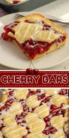 Don't miss these easy-to-make cherry pie desserts as sweet treats for Valentine's Day! These best cherry pie bars with cherry filling feature a buttery base and topping and an easy glaze. They're the perfect flavor balance of tart and sweet. You'll love them! New Desserts Trends, Camping Desserts For A Crowd, Desserts To Go, Pan Bars, Bar Desserts, Dessert Halloween