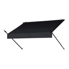 an umbrella with two black poles sticking out of it's top and bottom corner