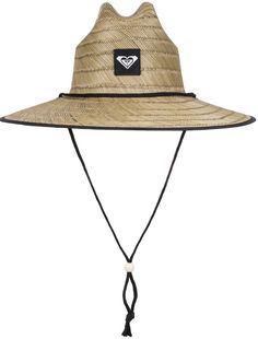 Whether you are looking for an adventure or planning on kicking it back on the beach, look cute and fashionable in the Roxy® Tomboy 2 Straw Hat. This hat is made with 100% straw materials for a lightweight look that is both protective and comfortable on your head. The adjustable chin strap protects your hat from flying through the summer breeze, while the front logo patch is bold and shows off your surf style. FEATURES: Lightweight straw hat Adjustable chin strap Wide brim Roxy® logo patch at fr Casual Hats For Summer Adventures, Casual Curved Brim Hat For Summer Adventures, Casual Summer Hats For Adventures, Adjustable Straw Bucket Hat For Outdoor, Adjustable Straw Bucket Hat For Outdoors, Casual Lightweight Straw Hat For Outdoor Activities, Casual Adjustable Hats For Summer Adventures, Adjustable Summer Hats For Summer Adventures, Summer Sun Hat With Curved Brim For Adventures