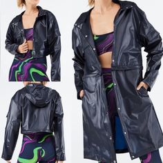 Fabletics Kenna Convertible Rain Jacket Color: Deep Navy Two Looks In One? Part Of Liza Koshy’s Limited-Edition Capsule, This Long Jacket Converts Into A Hip-Length Staple By Snapping Off The Bottom Half. Features A Hood, Cargo Pockets, And Snap Closure For Easy Off-And-On Wear. Windproof Rain Coat 100% Tpu New With Tags! Moisture-wicking Blue Outerwear For Workout, Blue Moisture-wicking Outerwear For Workout, Functional Blue Outerwear For Workout, Versatile Nylon Activewear For Fall, Blue Stretch Athleisure Outerwear, Versatile Fall Sports Outerwear, Blue Spring Outerwear For Workout, Versatile Winter Gym Outerwear, Versatile Stretch Blue Outerwear