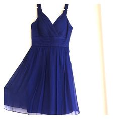 Chiffon, Fully Lined With Padded Bra Blue A-line Chiffon Evening Dress, Blue A-line Chiffon Wedding Dress, Blue A-line Chiffon Dress For Wedding, Blue A-line Chiffon Dress For Parties, Blue Chiffon Evening Dress For Summer, Blue Flowy A-line Chiffon Dress, Blue Fitted A-line Chiffon Dress, Elegant Blue Chiffon Dress For Summer, Elegant Blue Chiffon Bridesmaid Dress