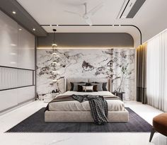 https://pin.it/7LGiXhRnI Luxury Bedroom Ceiling Design, Luxury Bedroom Ceiling, Design Bedroom Modern, Bedroom Panelling, Tv Zone, Bedrooms Interior, Bedroom 2024, Sophisticated Bedroom, Big Bedrooms