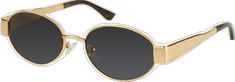 Classic Oval Sunglasses With Uv Protection, Gold Oval Sunglasses With Mirrored Lenses, Classic Oval Sunglasses With Metal Frame, Classic Oval Metal Frame Sunglasses, Gold Oval Sunglasses With Gradient Lenses, Formal Gold Oval Sunglasses, Gold Oval Sunglasses For Formal Occasions, Vintage Oval Sunglasses For Formal Occasions, Elegant Oval Sunglasses With Mirrored Lenses