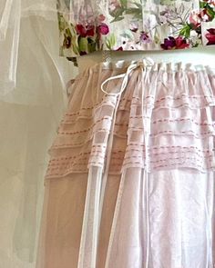 This beautifully crafted embroidered overskirt is a Limited Edition item. Only 1 available for Spring Delivery. This skirt is made of the softest mesh fabric with tie waist detail. Completely sheer and transparent fabric. Great as layering piece; One size fits up to 54" hip. This skirt features princess seams and drawstring ties on both sides of the waist. Handwash with cold water is recommended. Hang to Dry, Cool Iron. Skirt shown with Bralette in Blooming Meadow and Pin-tuck Underskirt with ru Transparent Fabric, Princess Seams, Vintage Textiles, Princess Seam, Pin Tucks, Only 1, Spring Collection, Layering Pieces, Mesh Fabric