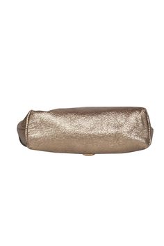 Store everything in style with this pouch from Marc Jacobs! Made with a glam gold design, this piece may be small but it’s big on style! Throw in your favorite purse to hold your coins and makeup, or wear as a clutch for your next swanky soiree. No matter how you choose to rock this must-have, you’ll be styling and profiling! Textured leather w/ gold metallic design Fold over clasp closure Original dustbag included Width 6.5” Depth 3” Height 4.5” Marc Jacobs Wallet, Favorite Purse, Metallic Design, Metal Design, Leather Pouch, Gold Design, Marc Jacobs, Sunglasses Case, Gold Metal