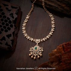 Jewellery Design Gold, Navrathan Jewellers, Latest Gold Jewellery, Bridal Diamond Necklace, Diamond Wedding Jewelry, Diamond Jewelry Store