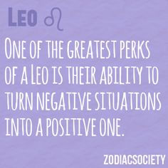 the quote on leo is written in white