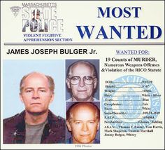 the wanted poster for james joseph bulger jr