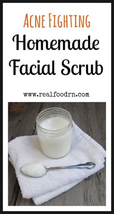 Homemade Facial Scrub, Face Remedies, Homemade Facial, Homemade Scrub, Acne Treatments, Homemade Facials, Facial Scrub, Acne Scar Removal, Baking Soda Shampoo