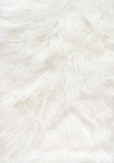 the white fur texture is very soft and fluffy, but it doesn't look like any