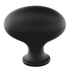 an image of a black knob on a white background